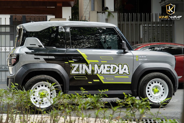 Dán Tem VinFast VF3 Tại KingWrap Hải Dương