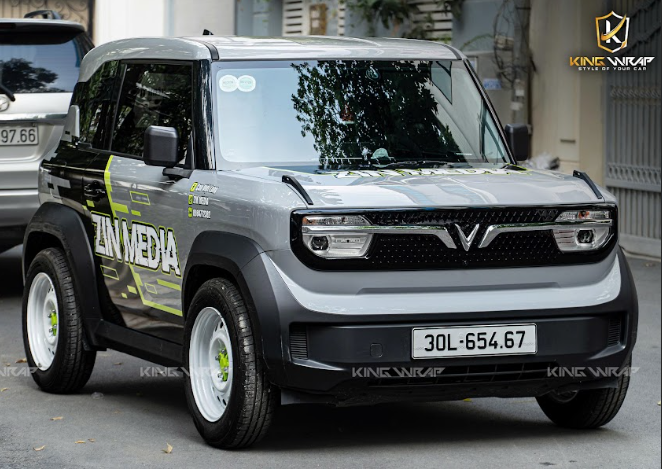 Dán Tem VinFast VF3 Tại KingWrap – Cá Tính Hóa Xe Điện Mini Với Decal Cao Cấp, Độc Đáo