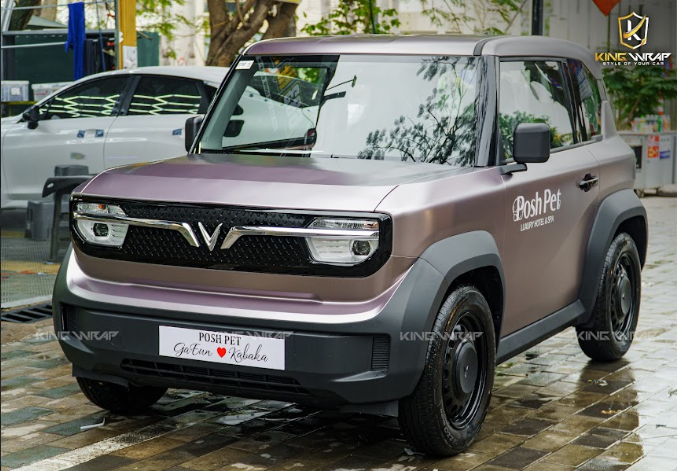 Dán đổi màu VinFast VF3 tăng tính cá nhân hóa cho chiếc xe